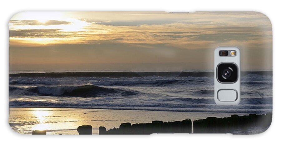 Morning Galaxy Case featuring the photograph Morning Ocean Rockaway Beach 3 by Maureen E Ritter