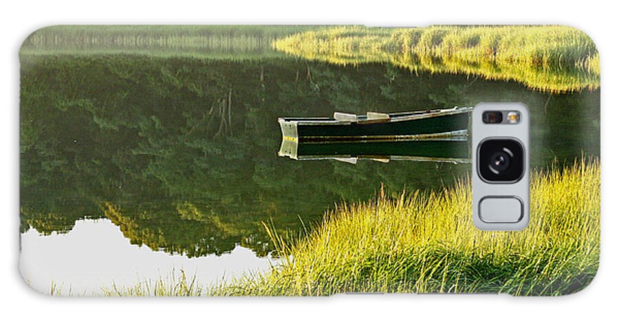 Reflection Galaxy Case featuring the photograph Morning Serenity by Jayne Carney