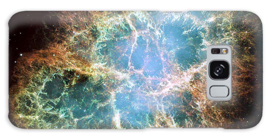 3scape Galaxy Case featuring the photograph Most detailed image of the Crab Nebula by Adam Romanowicz
