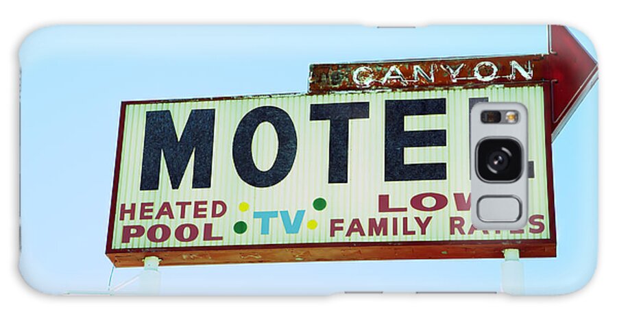 Route 66 Galaxy Case featuring the photograph Motel Sign by Gigi Ebert
