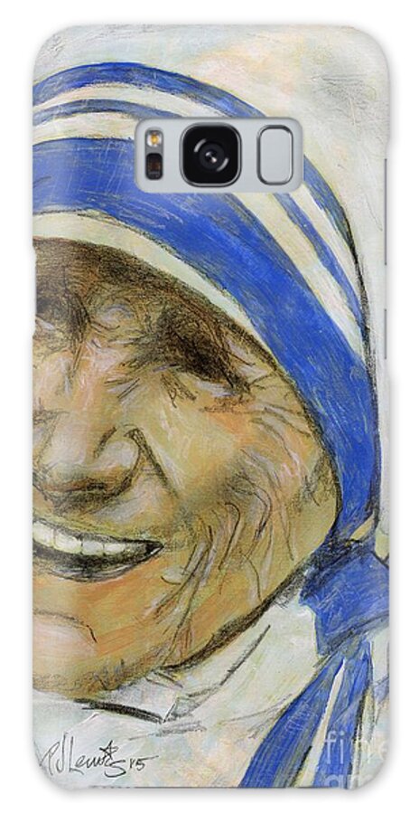 Mother Teresa Galaxy S8 Case featuring the painting Mother Teresa by PJ Lewis