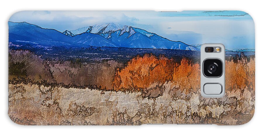 Topaz Galaxy Case featuring the photograph Mount Princeton by Charles Muhle