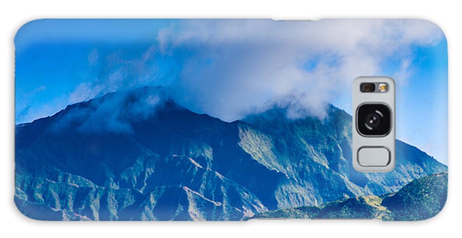 Ancient Galaxy Case featuring the photograph Mount Wai'ale'ale by Ronald Lutz