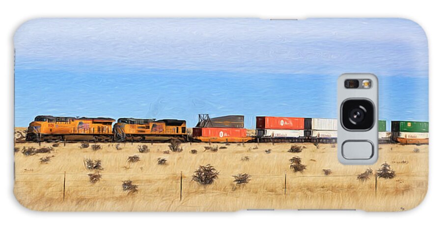 Union Pacific Galaxy Case featuring the photograph Moving America Across the Heartland by Donna Kennedy