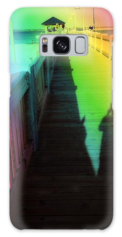 Photo Galaxy Case featuring the photograph MPrints- The Long Walk by M Stuart