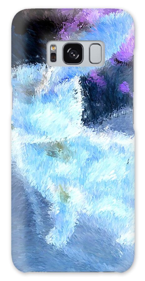 Portrait Galaxy Case featuring the photograph Mr. Blue Bunny by Morgan Carter