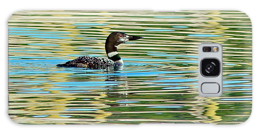 Canadian Loon Galaxy Case featuring the photograph Mr. Elusive Loon by Anita Braconnier