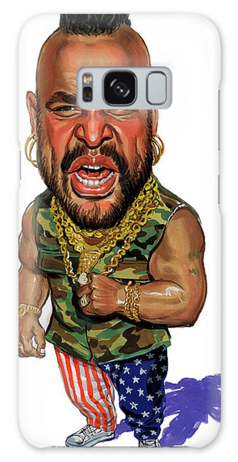 Mr. T Galaxy Case featuring the painting Mr. T by Art 
