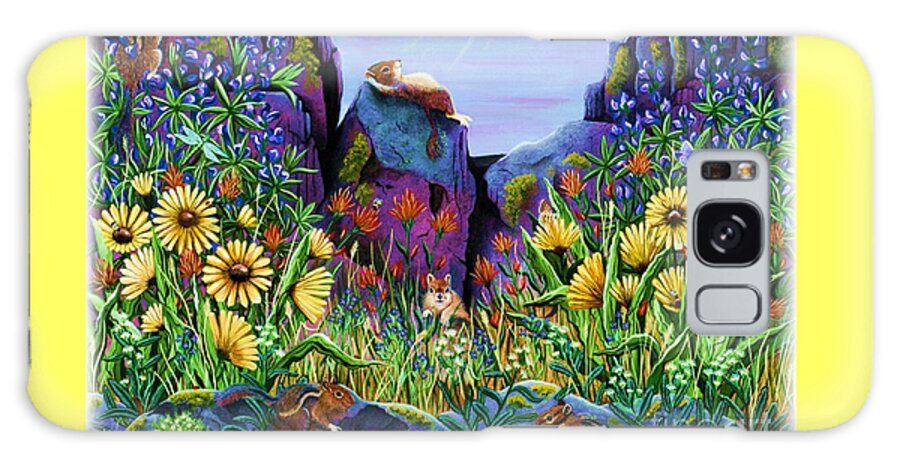 Chipmunk Galaxy S8 Case featuring the painting Ms. Elizabeths Day Off by Jennifer Lake