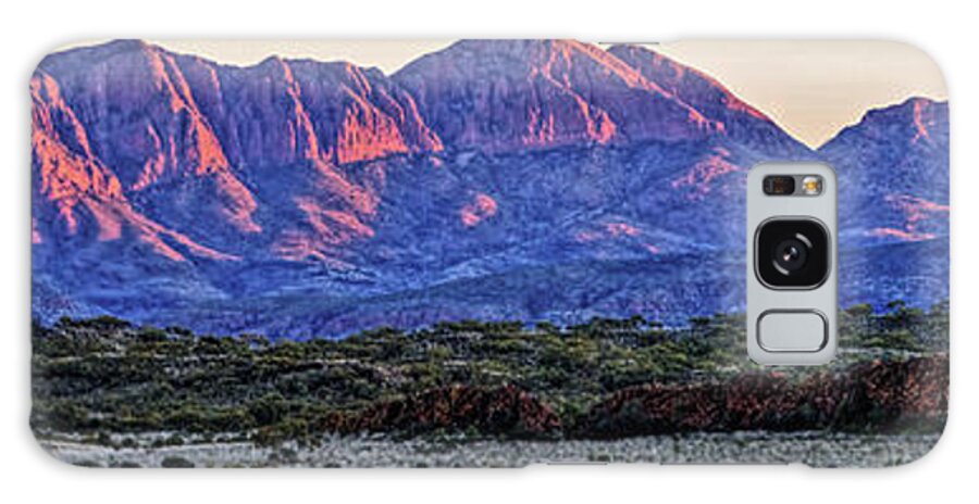 Mt Sonder Galaxy Case featuring the photograph Mt Sonder Sunrise by Paul Svensen