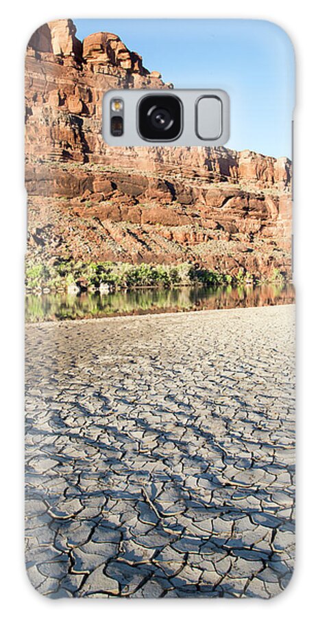 Tranquility Galaxy Case featuring the photograph Mud Flats By The River by Stephanie Hager - Hagerphoto