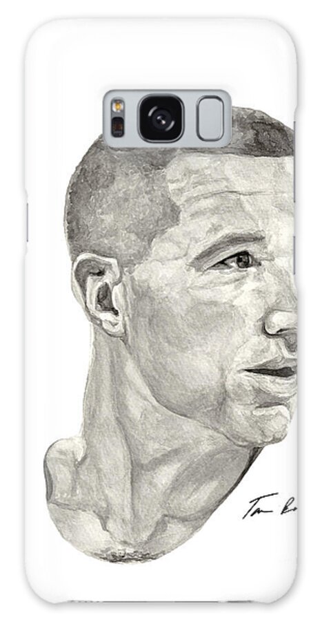 Chris Mullin Galaxy Case featuring the painting Mullin by Tamir Barkan