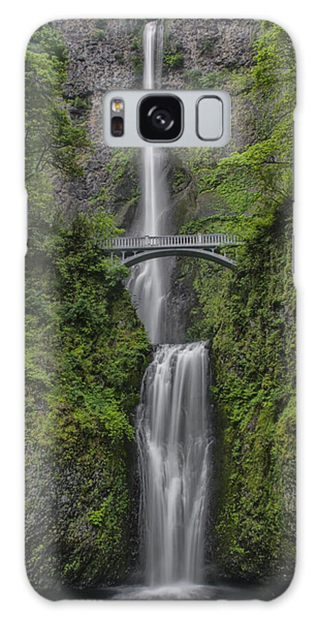 Waterfall Galaxy Case featuring the photograph Multnomah Falls by Erika Fawcett
