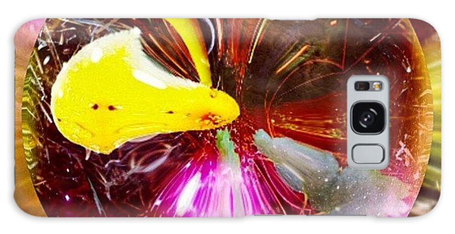 Vortex Galaxy Case featuring the photograph #mushroomalien #space #vortex by Illy Mob