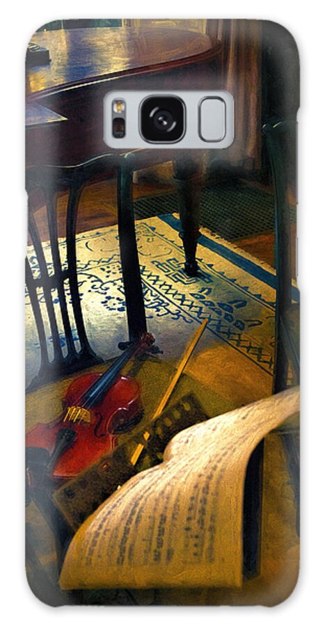Music Galaxy Case featuring the photograph Music Rest by John Rivera