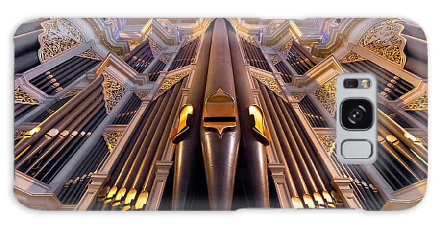 Pipe Organ Galaxy Case featuring the photograph Musical aspirations by Jenny Setchell