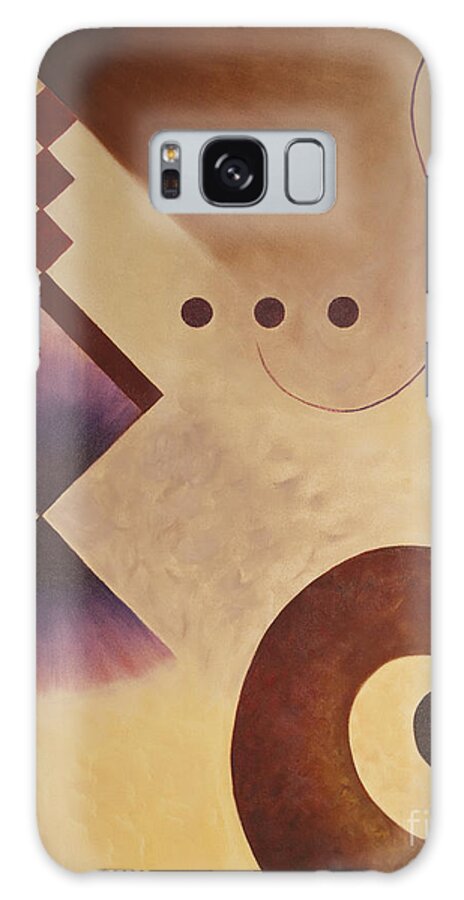 Abstract Galaxy S8 Case featuring the painting Musical Journey I by Teri Atkins Brown