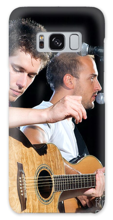 Acoustic Galaxy Case featuring the photograph Musicians by Sinisa Botas