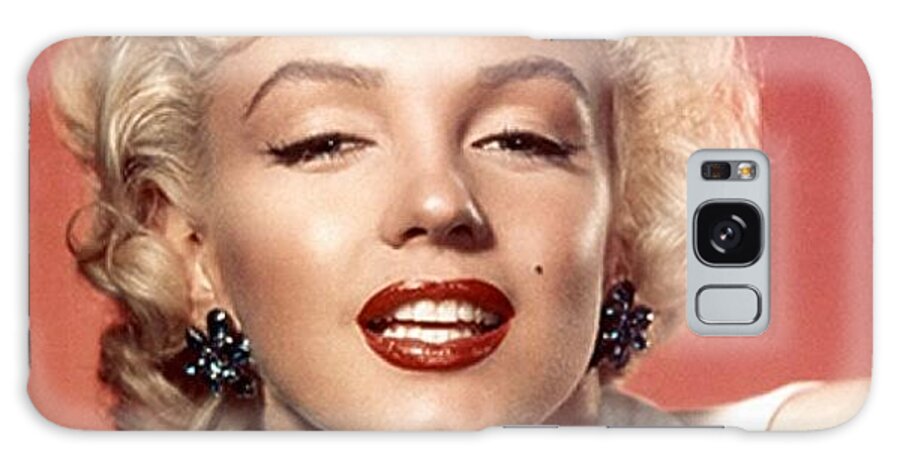  Galaxy Case featuring the photograph My First Wcw Is My Idol Marilyn Monroe by Mauri Tate