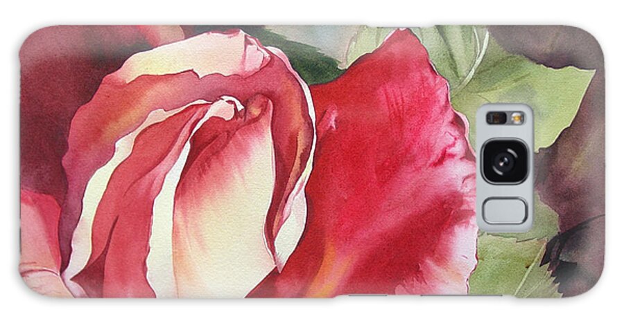 Watercolor Galaxy Case featuring the painting My Irish Rose by Marlene Gremillion