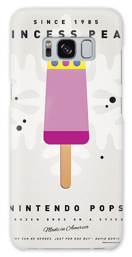 1 Up Galaxy Case featuring the digital art My NINTENDO ICE POP - Princess Peach by Chungkong Art