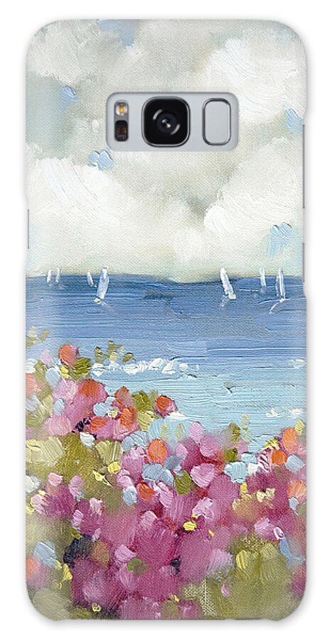 Nantucket Galaxy S8 Case featuring the painting Nantucket Sea Roses by Joyce Hicks