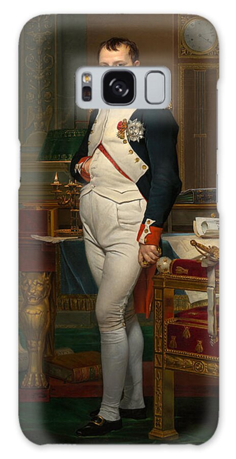 Napoleon Galaxy Case featuring the painting Emperor Napoleon in His Study at the Tuileries by War Is Hell Store