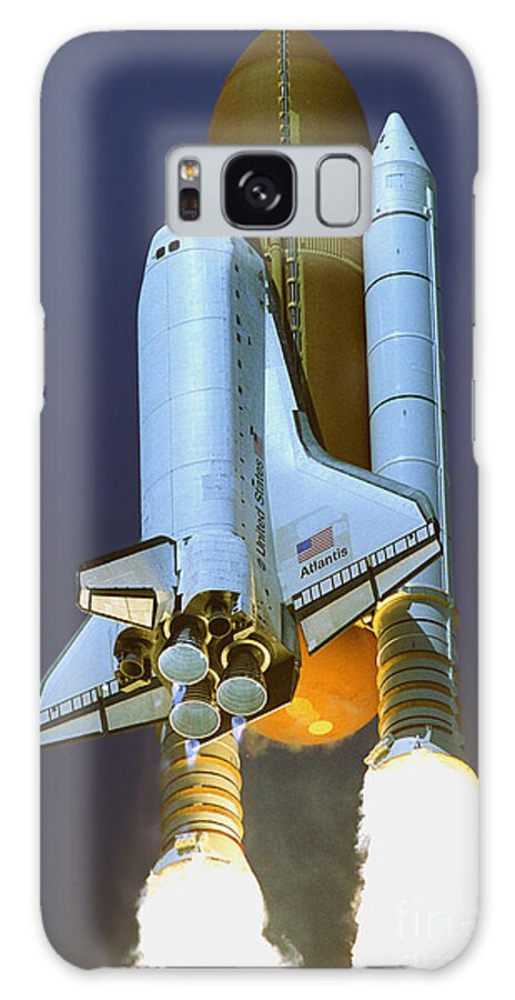 Usa Galaxy Case featuring the photograph NASA Atlantis launch 2 by Rod Jones