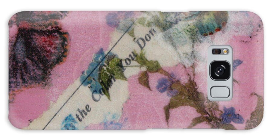 Butterfly Galaxy Case featuring the mixed media Nature 16 by Dawn Boswell Burke
