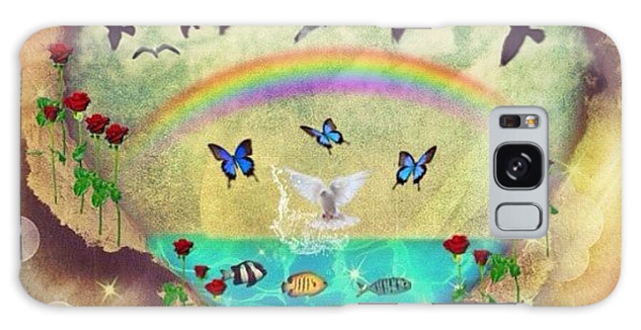 Butterfly Galaxy Case featuring the photograph nature Has An Impact On My Heart, It by Tatyanna Spears