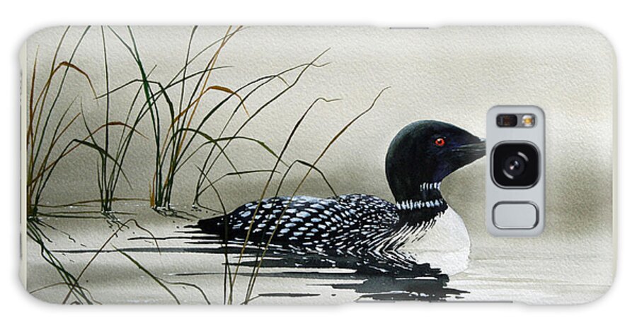 Loon Prints Galaxy Case featuring the painting Nature's Serenity by James Williamson