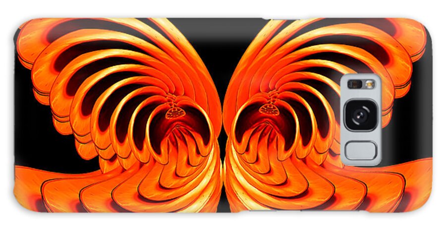 Composite Galaxy Case featuring the photograph Nautilus Wings by Jim Painter