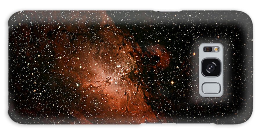 Fine Art Photography Galaxy Case featuring the photograph Nebula M16 by Chuck Caramella