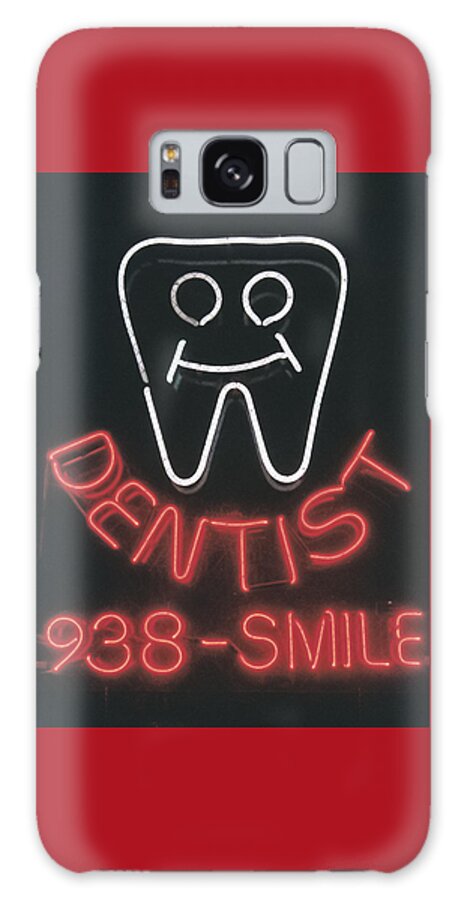 Dentist Galaxy S8 Case featuring the photograph Neon Smile by Caitlyn Grasso