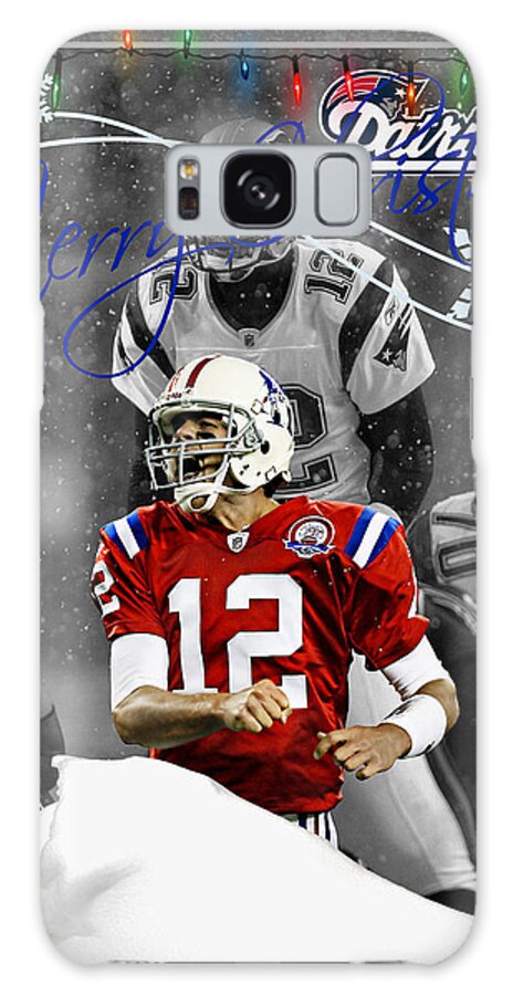 Patriots Galaxy Case featuring the photograph New England Patriots Christmas Card by Joe Hamilton
