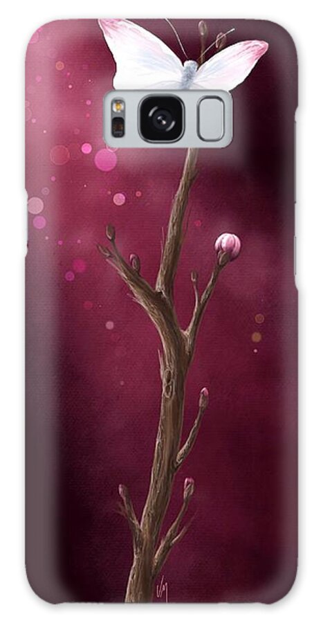 Life Galaxy Case featuring the painting New life by Veronica Minozzi