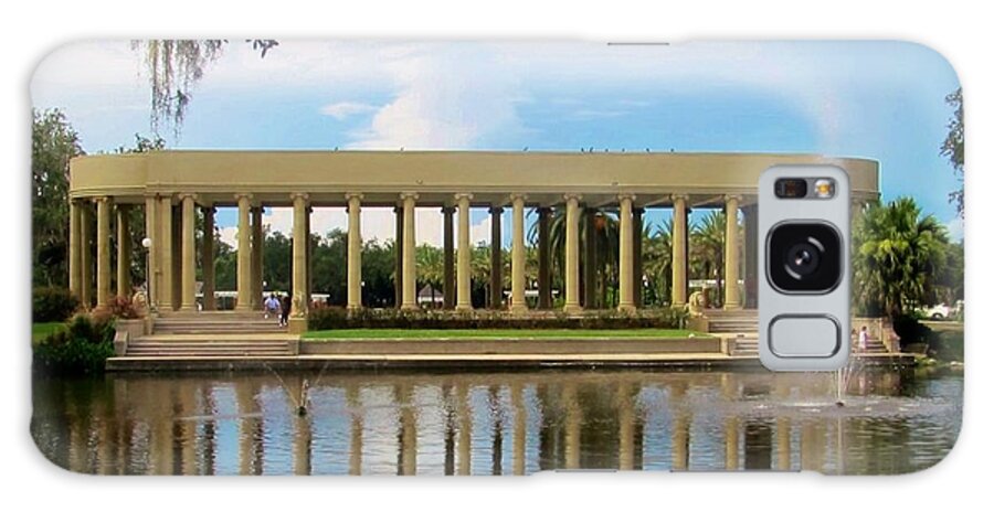 New Orleans City Park Galaxy Case featuring the photograph New Orleans City Park - Peristyle by Deborah Lacoste