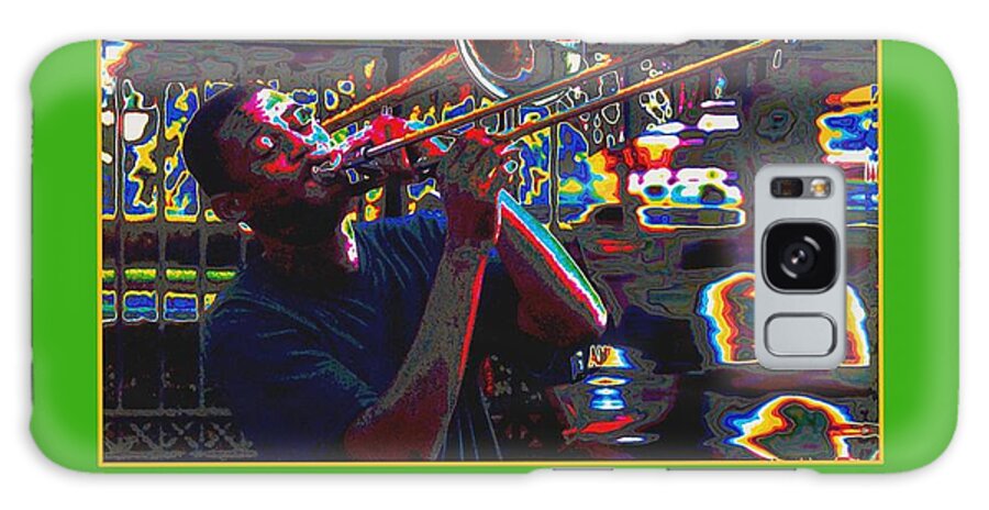 Jazz New Orleans Trombone Galaxy Case featuring the photograph New Orleans Jazz by William Kimble