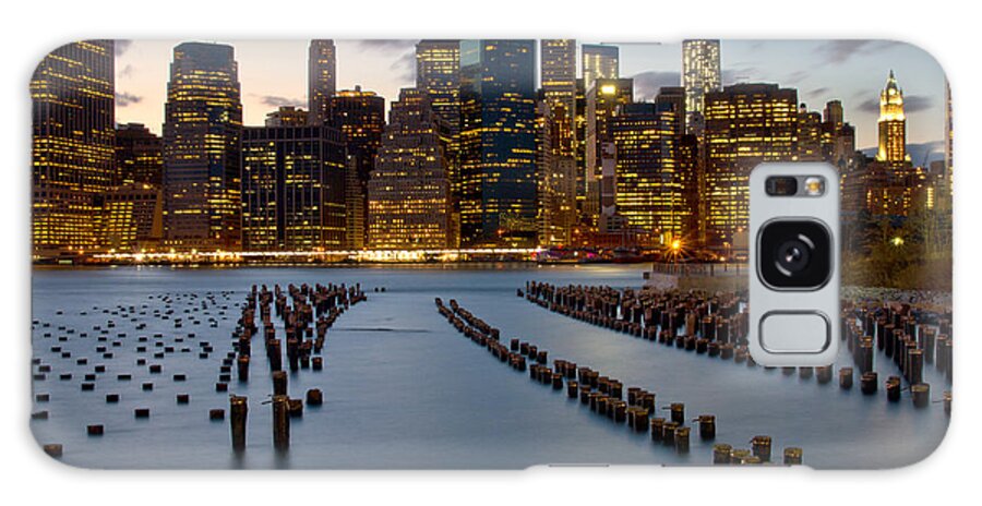 New Galaxy Case featuring the photograph New York City skyline from Brooklyn by Jetson Nguyen
