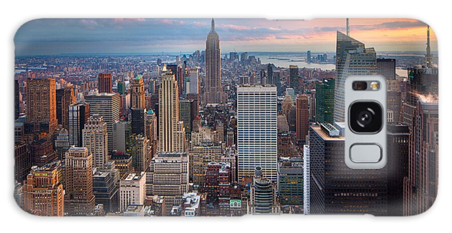 America Galaxy Case featuring the photograph New York New York by Inge Johnsson