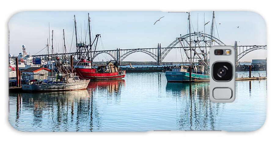 Water Galaxy Case featuring the photograph Newport Harbor 0074 by Kristina Rinell