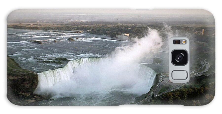 Niagara Galaxy S8 Case featuring the photograph Niagara Falls 1968 by John Mathews