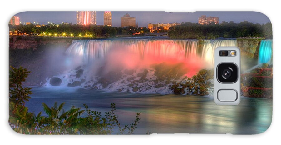 Niagara Falls Galaxy S8 Case featuring the photograph Niagara Falls Canada Sunset by Wayne Moran