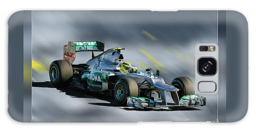 Nico Rosberg Galaxy Case featuring the photograph Nico Rosberg Mercedes Benz by Blake Richards