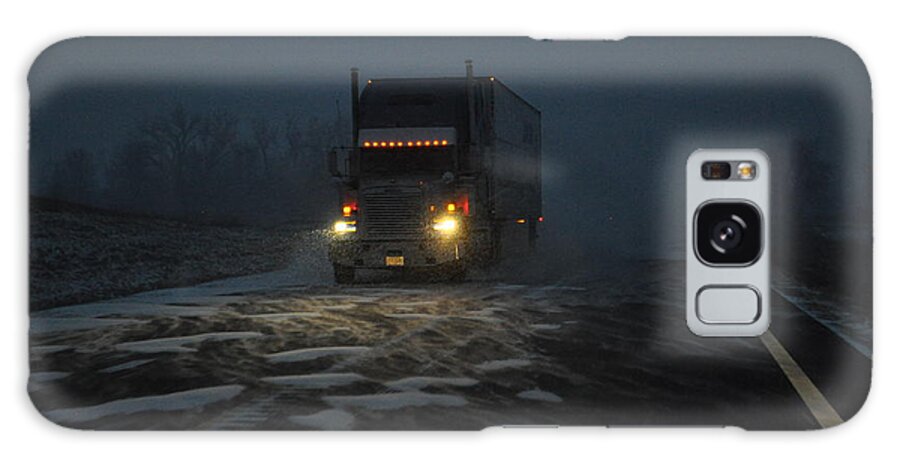Truck Galaxy Case featuring the photograph Night Driver by Anjanette Douglas