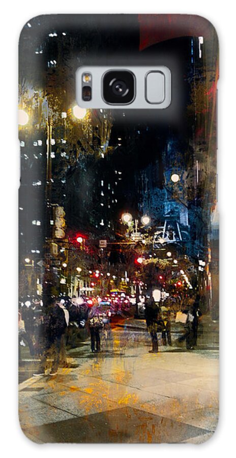 Night Galaxy Case featuring the photograph Night in the City by John Rivera