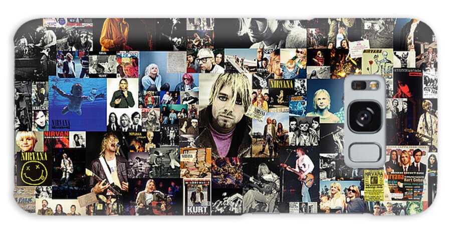 Nirvana Galaxy Case featuring the digital art Nirvana collage by Hoolst Design