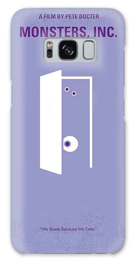 Monster Galaxy Case featuring the digital art No161 My Monster Inc minimal movie poster by Chungkong Art