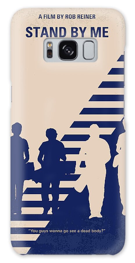 Stand By Me Galaxy Case featuring the digital art No429 My Stand by me minimal movie poster by Chungkong Art
