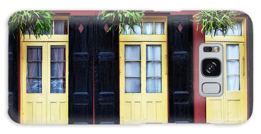 New Orleans Galaxy Case featuring the photograph NOLA Black and Yellow by Jarrod Erbe